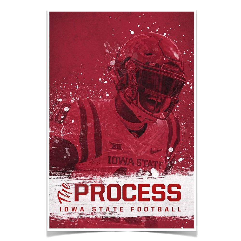 Iowa State Cyclones - The Process - College Wall Art #Canvas