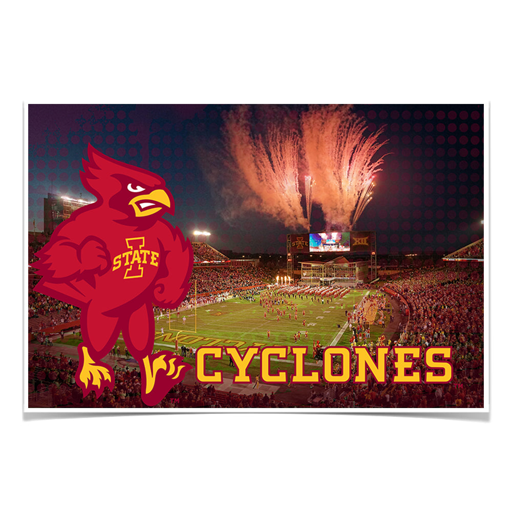 Iowa State Cyclones - Iowa State Football - College Wall Art #Canvas