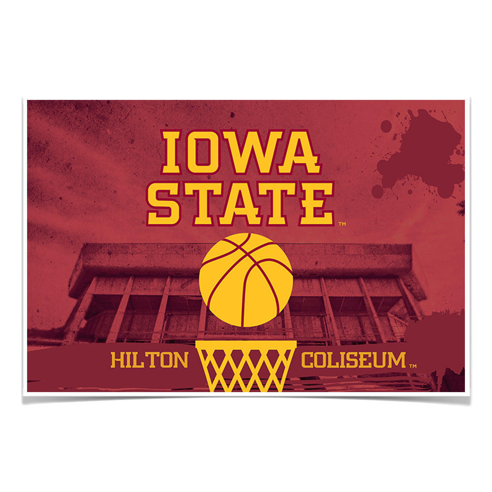 Iowa State Cyclones - Hilton Coliseum Iowa State Basketball - College Wall Art #Canvas