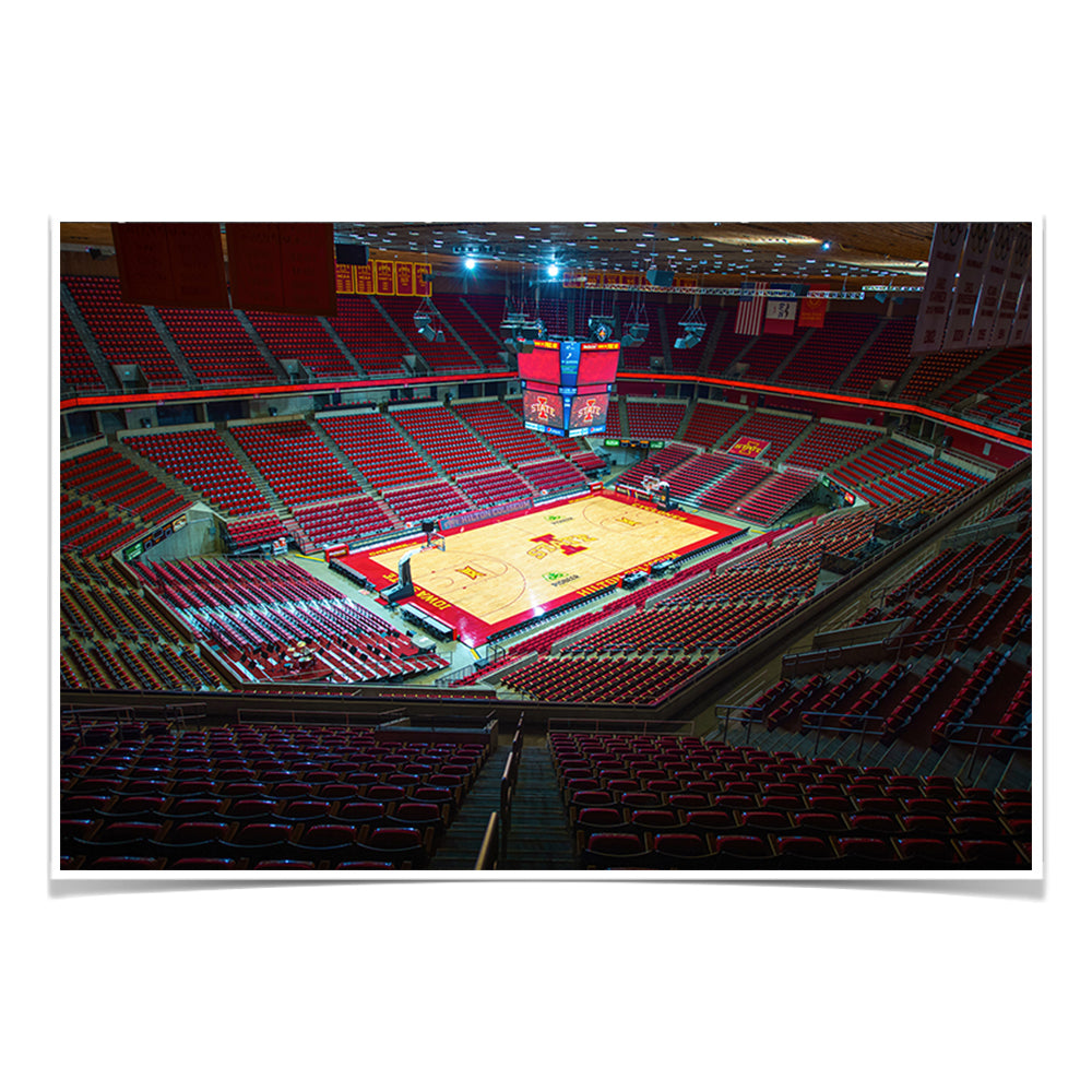 Iowa State Cyclones - Inside Hilton Collisium - College Wall Art #Canvas