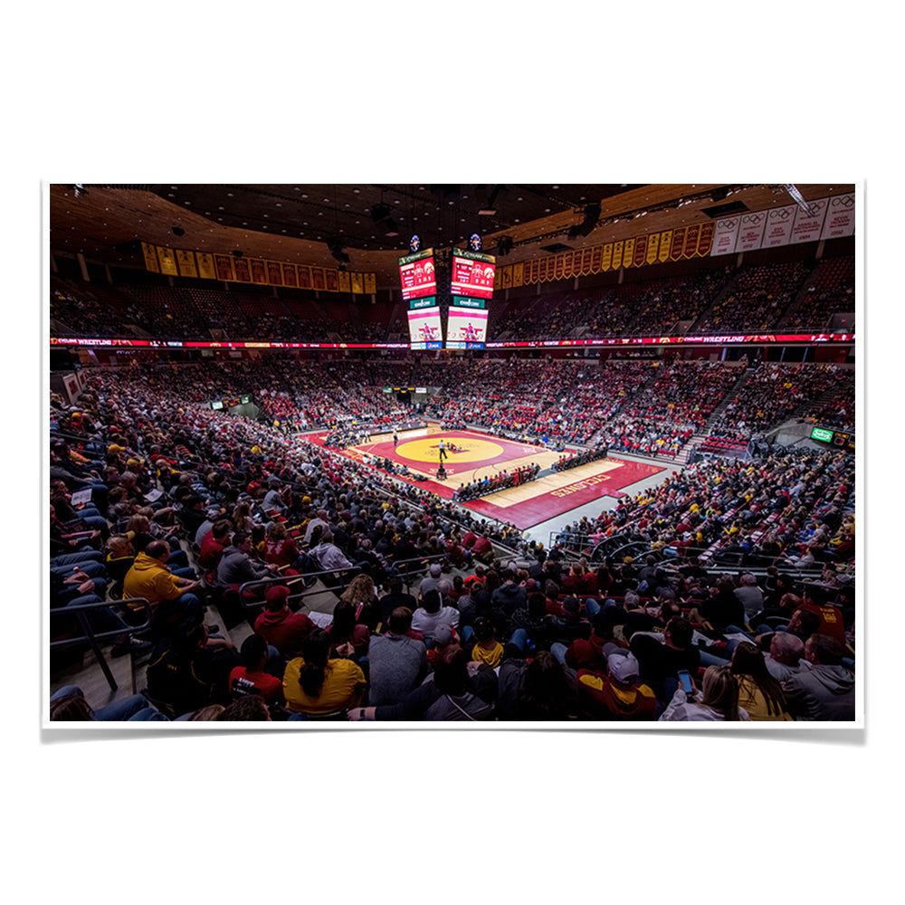 Iowa State Cyclones - Cyclone Wrestling - College Wall Art #Canvas