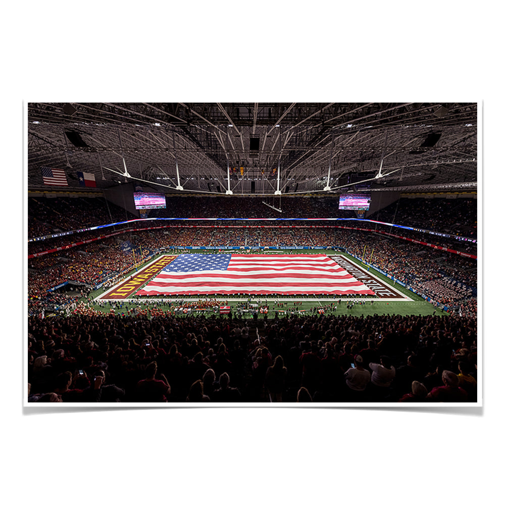 Iowa State Cyclones - Our National Flag - College Wall Art #Canvas