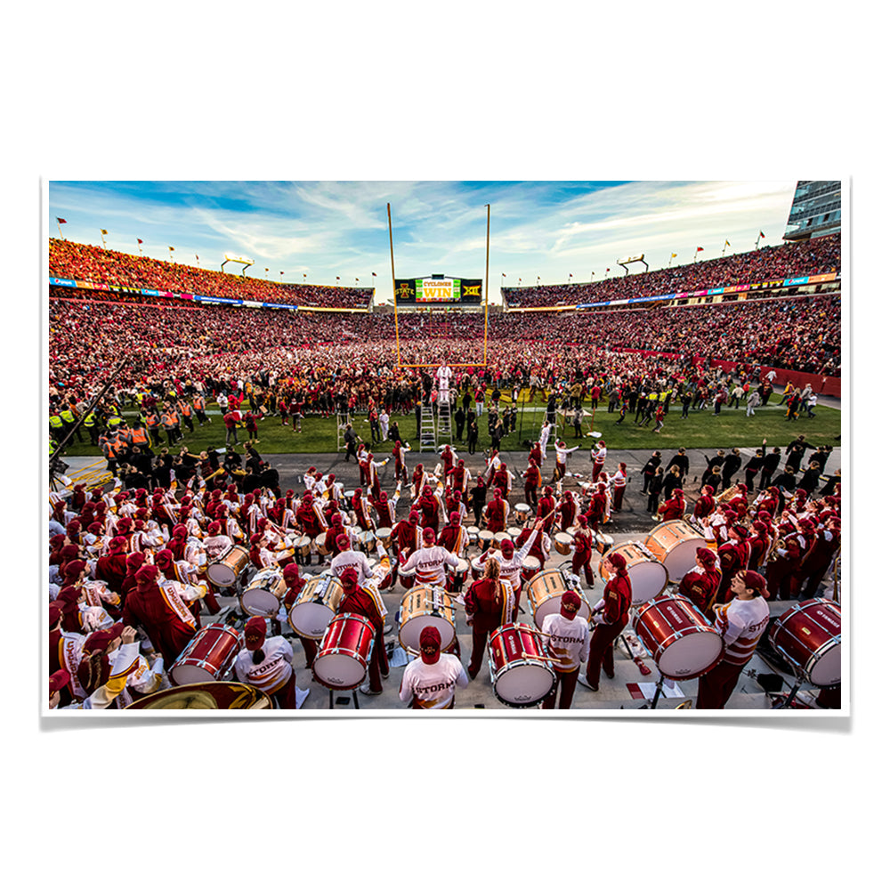 Iowa State Cyclones - Cyclones Win, Storm The Field - College Wall Art #Canvas