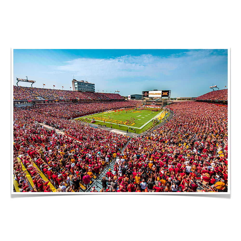 Iowa State Cyclones - Enter Cyclones - College Wall Art #Canvas