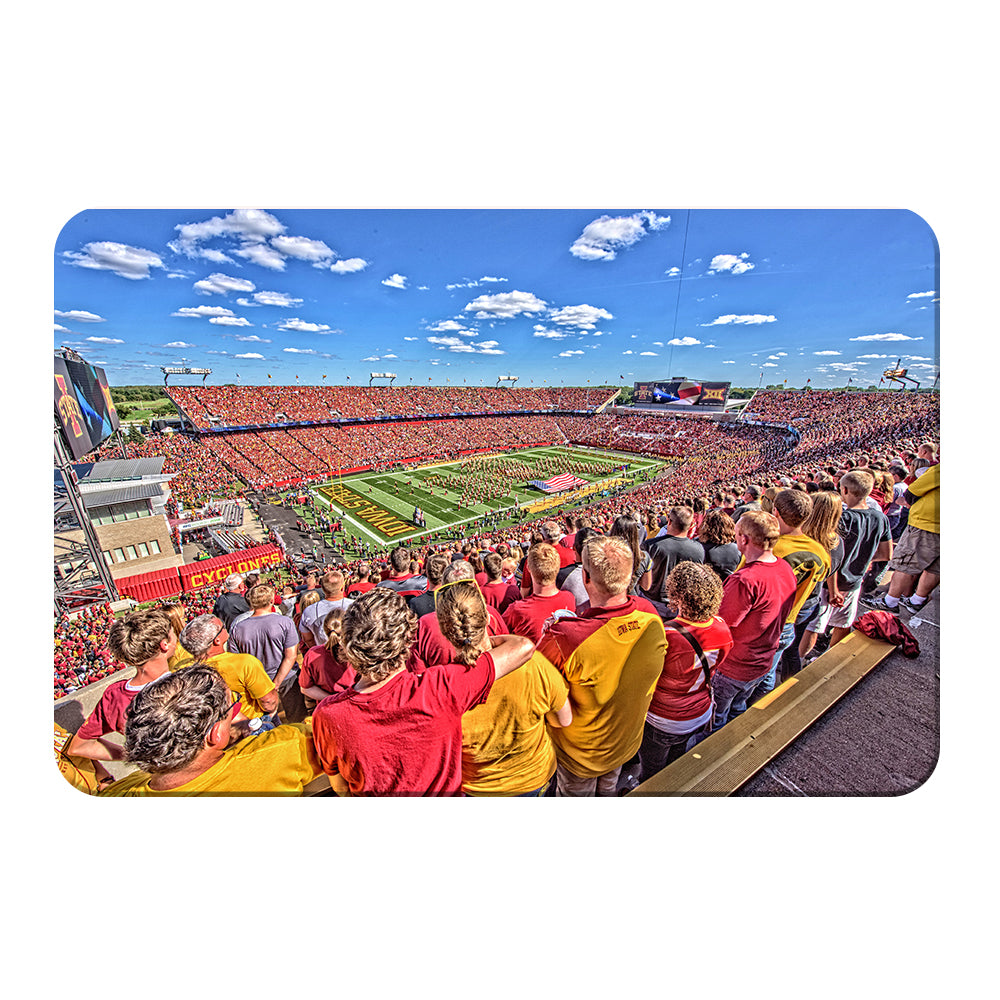 Iowa State Cyclones - Jack Trice Stadium National Anthem - College Wall Art #Canvas