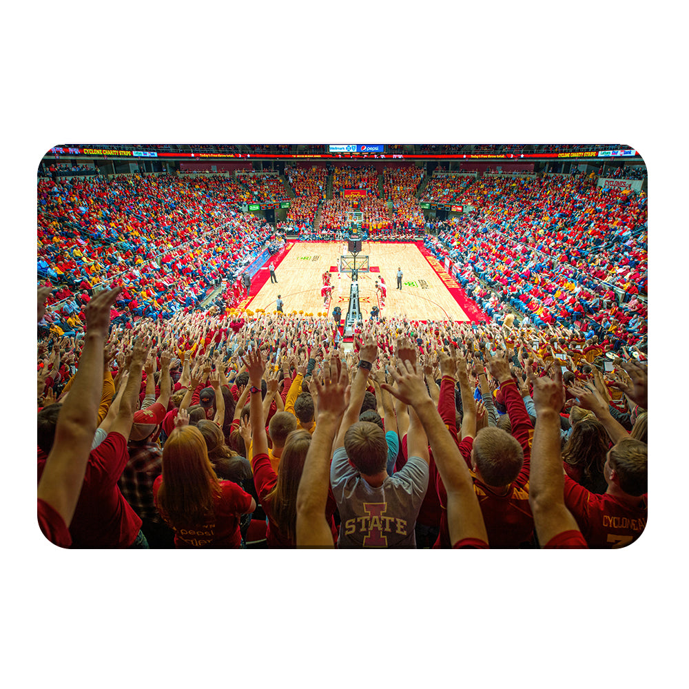 Iowa State Cyclones - Hilton Coliseum - College Wall Art #Canvas