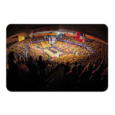 Iowa State Cyclones - Hilton Coliseum Fish Eye - College Wall Art #PVC