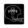 Iowa State Cyclones - Black White Helmet - College Wall Art #PVC