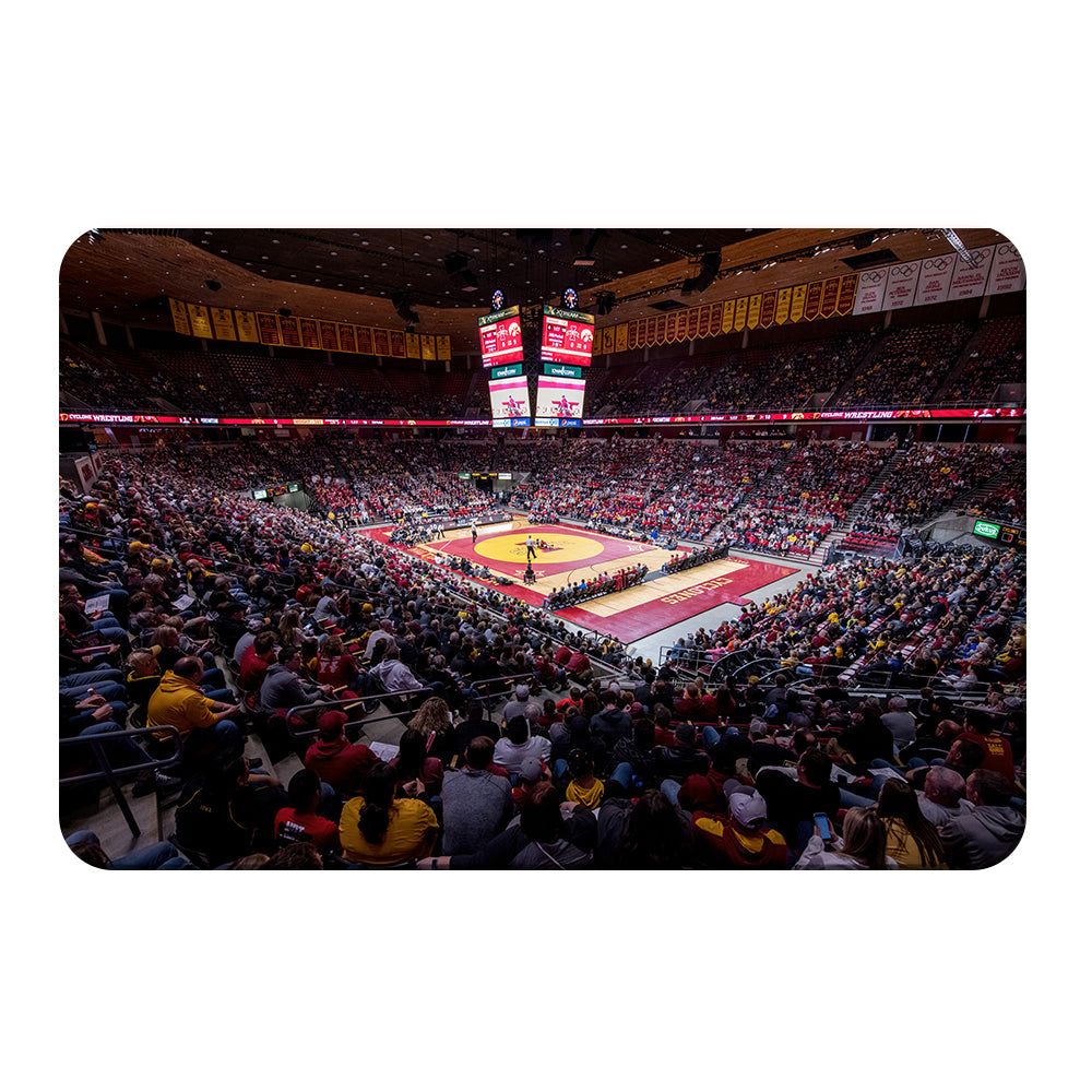 Iowa State Cyclones - Cyclone Wrestling - College Wall Art #Canvas