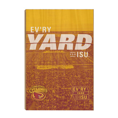 Iowa State Cyclones - Ev'ry Yard - College Wall Art #Wood