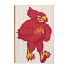 Iowa State Cyclones - Cy Logo - College Wall Art #Wood