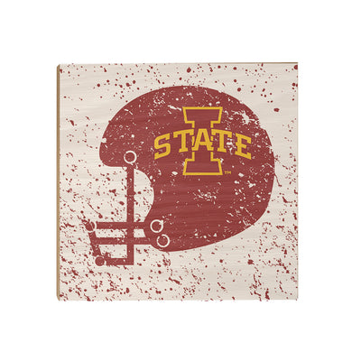 Iowa State Cyclones - Iowa state Helmet Art - College Wall Art #Wood