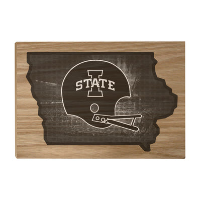 Iowa State Cyclones - Iowa State B&W - College Wall Art #Wood