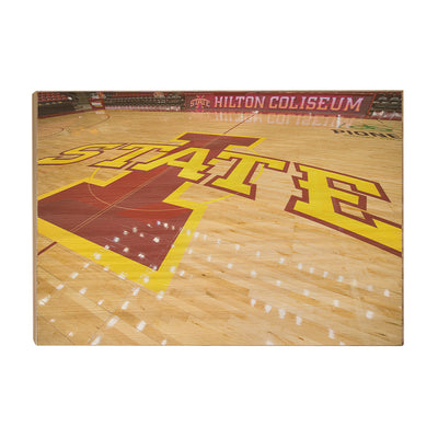 Iowa State Cyclones - Iowa State Mid Court - College Wall Art #Wood