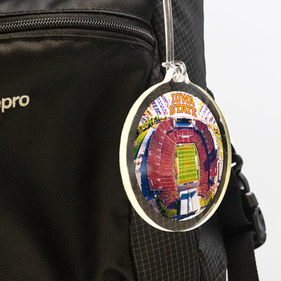 Iowa State Cyclones - Jack Trice Aerial Ornament & Bag Tag