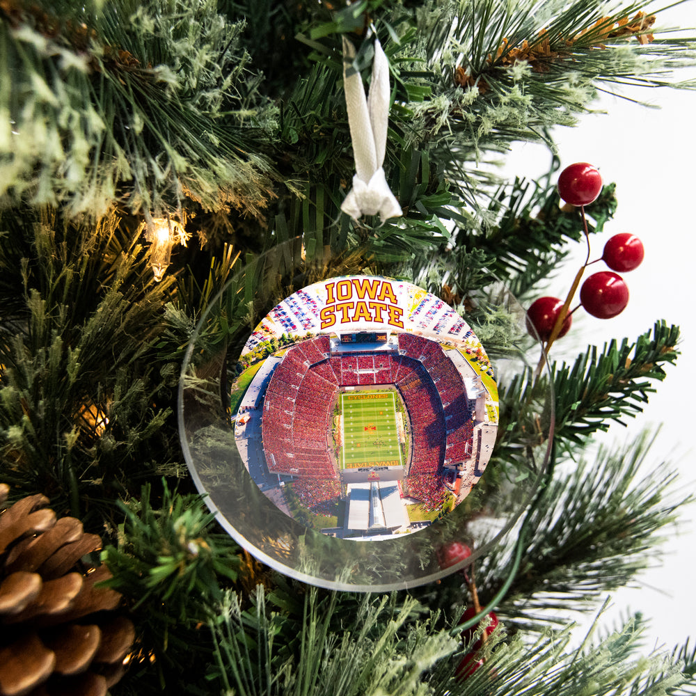 Iowa State Cyclones - Jack Trice Aerial Ornament & Bag Tag