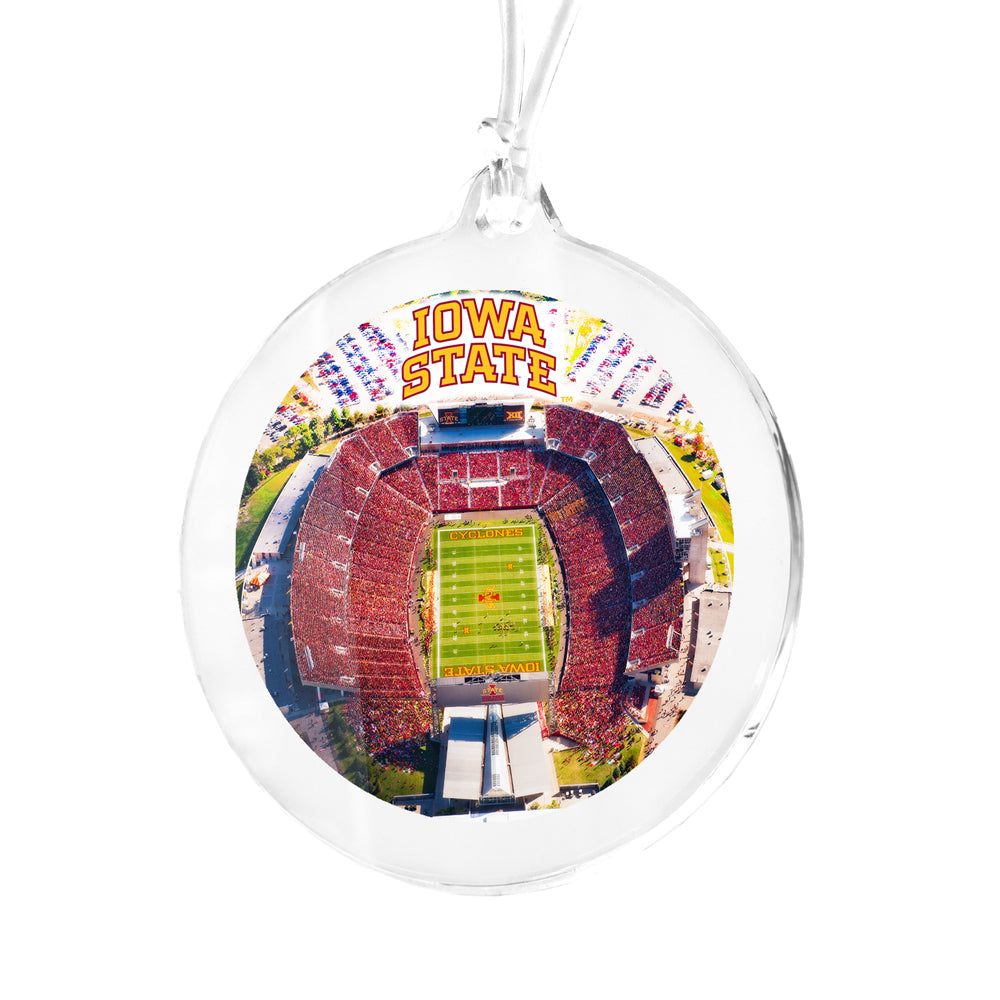 Iowa State Cyclones - Jack Trice Aerial Ornament & Bag Tag