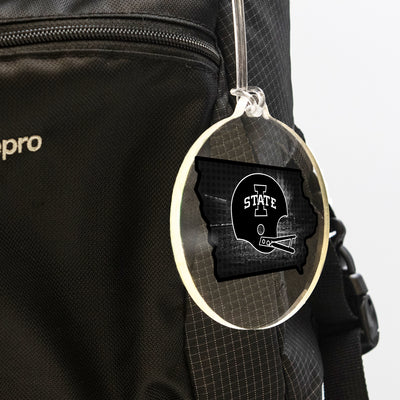 Iowa State Cyclones - Iowa State B&W Ornament & Bag Tag