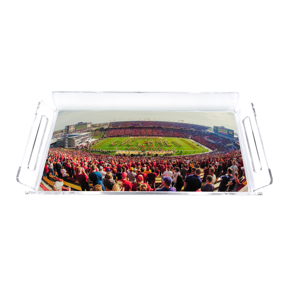 Iowa State Cyclones - Cyclones Pano Decorative Serving Tray