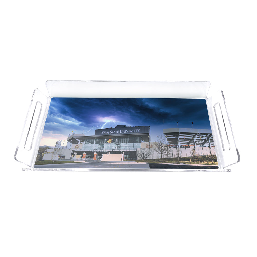 Iowa State Cyclones - Stormy Jack Trice Decorative Serving Tray