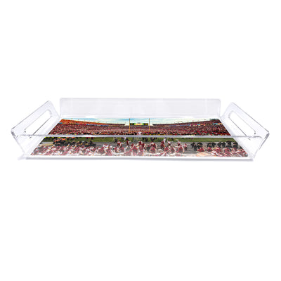 Iowa State Cyclones - Cyclones Win, Storm The Field Decorative Serving Tray