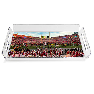 Iowa State Cyclones - Cyclones Win, Storm The Field Decorative Serving Tray