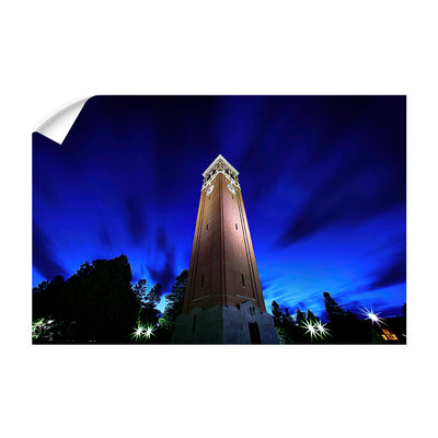 Northern Iowa Panthers - Campanile Sky - College Wall Art #Wall Decal