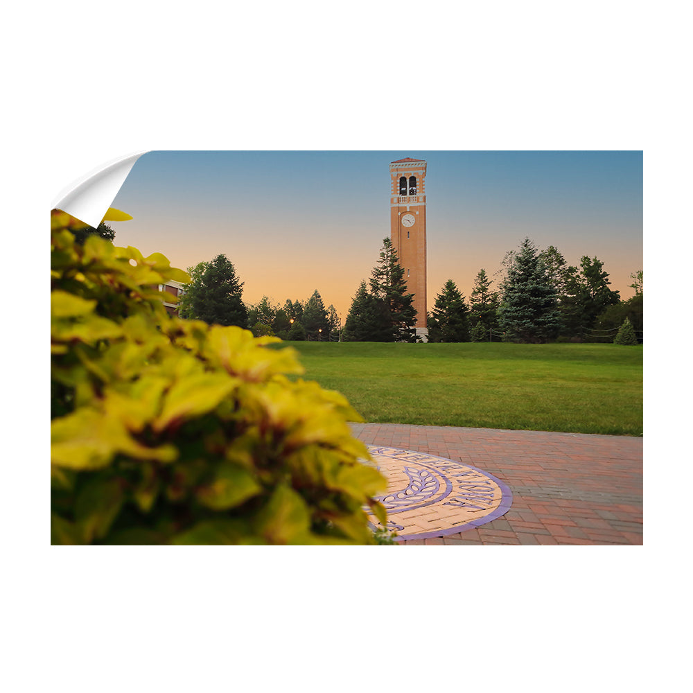 Northern Iowa Panthers - Campanile Sunrise - College Wall Art #Canvas