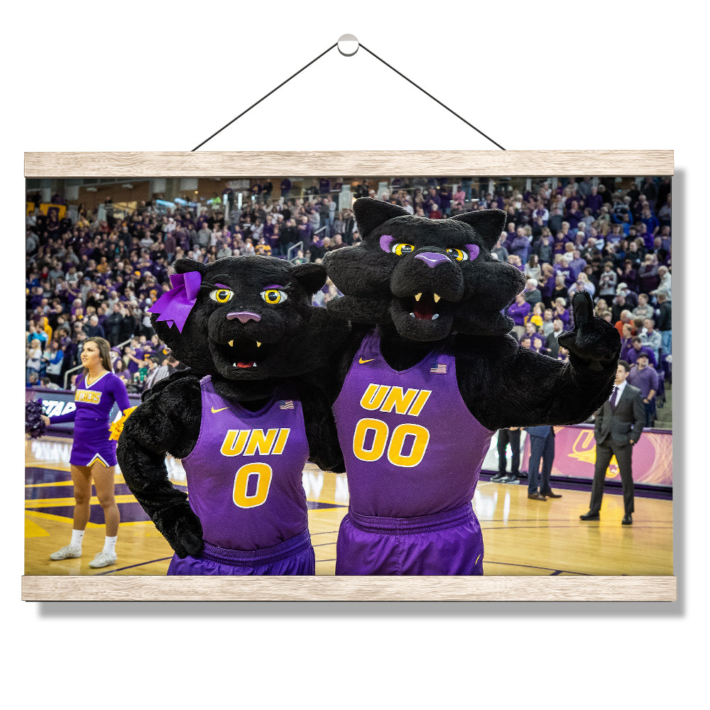 Northern Iowa Panthers - TC & TK - College Wall Art #Canvas