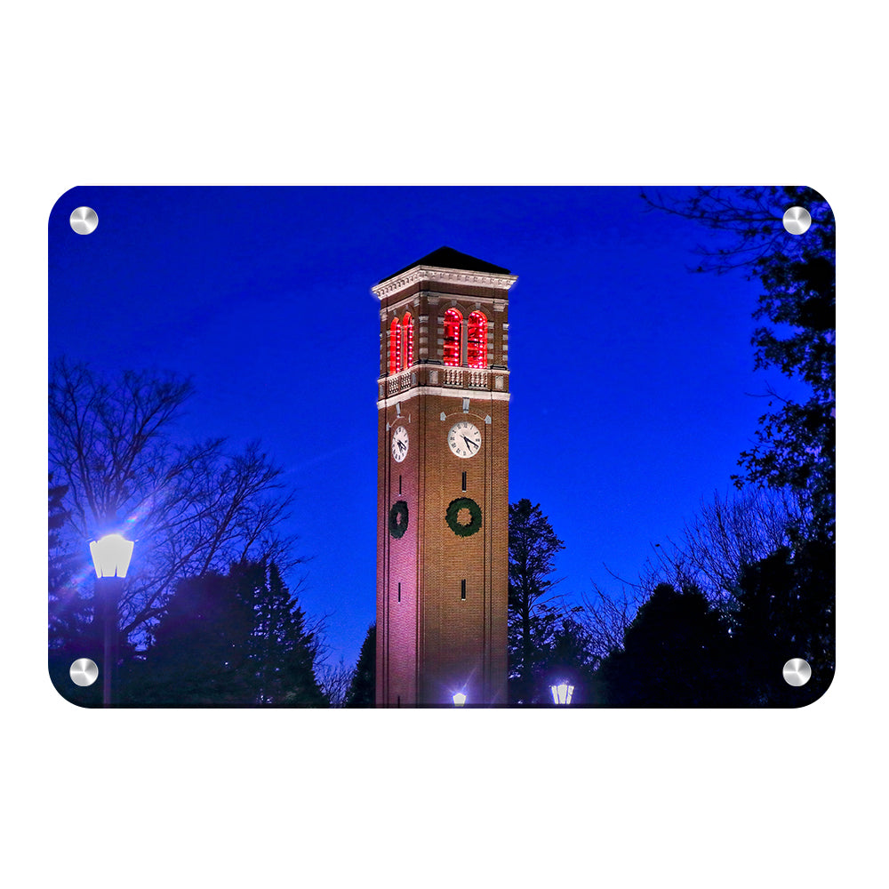 Northern Iowa Panthers - Christmas Campanile - College Wall Art #Canvas