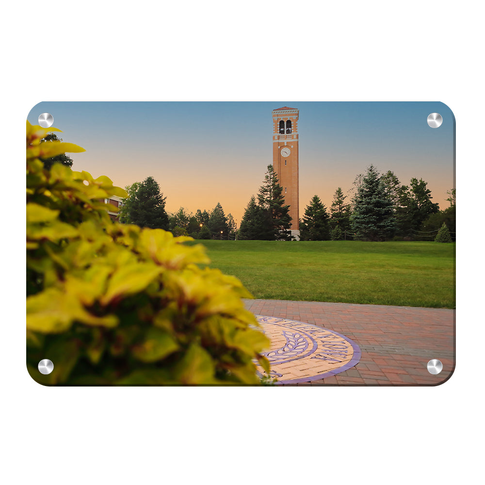 Northern Iowa Panthers - Campanile Sunrise - College Wall Art #Canvas