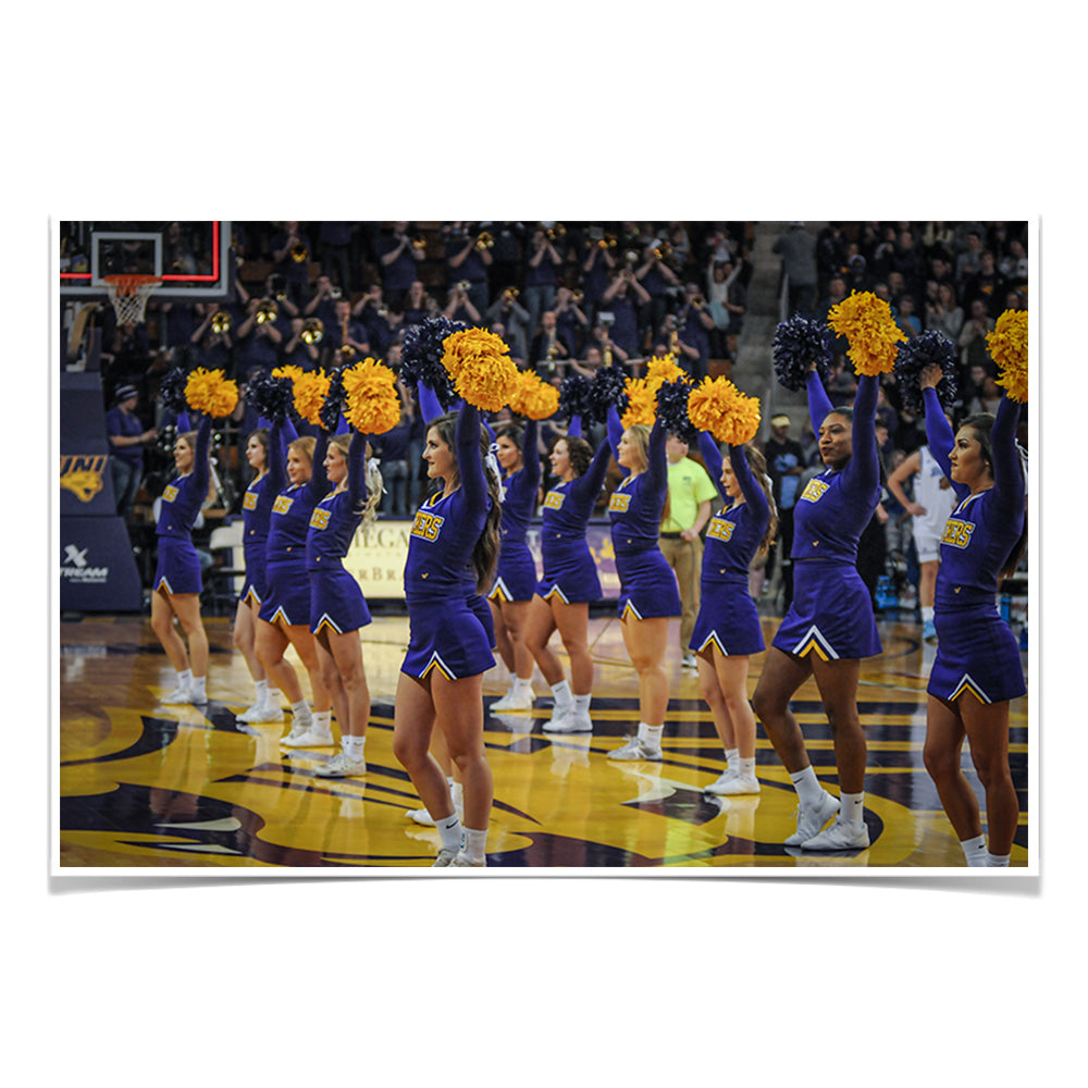 Northern Iowa Panthers - UNI Cheer - College Wall Art #Canvas