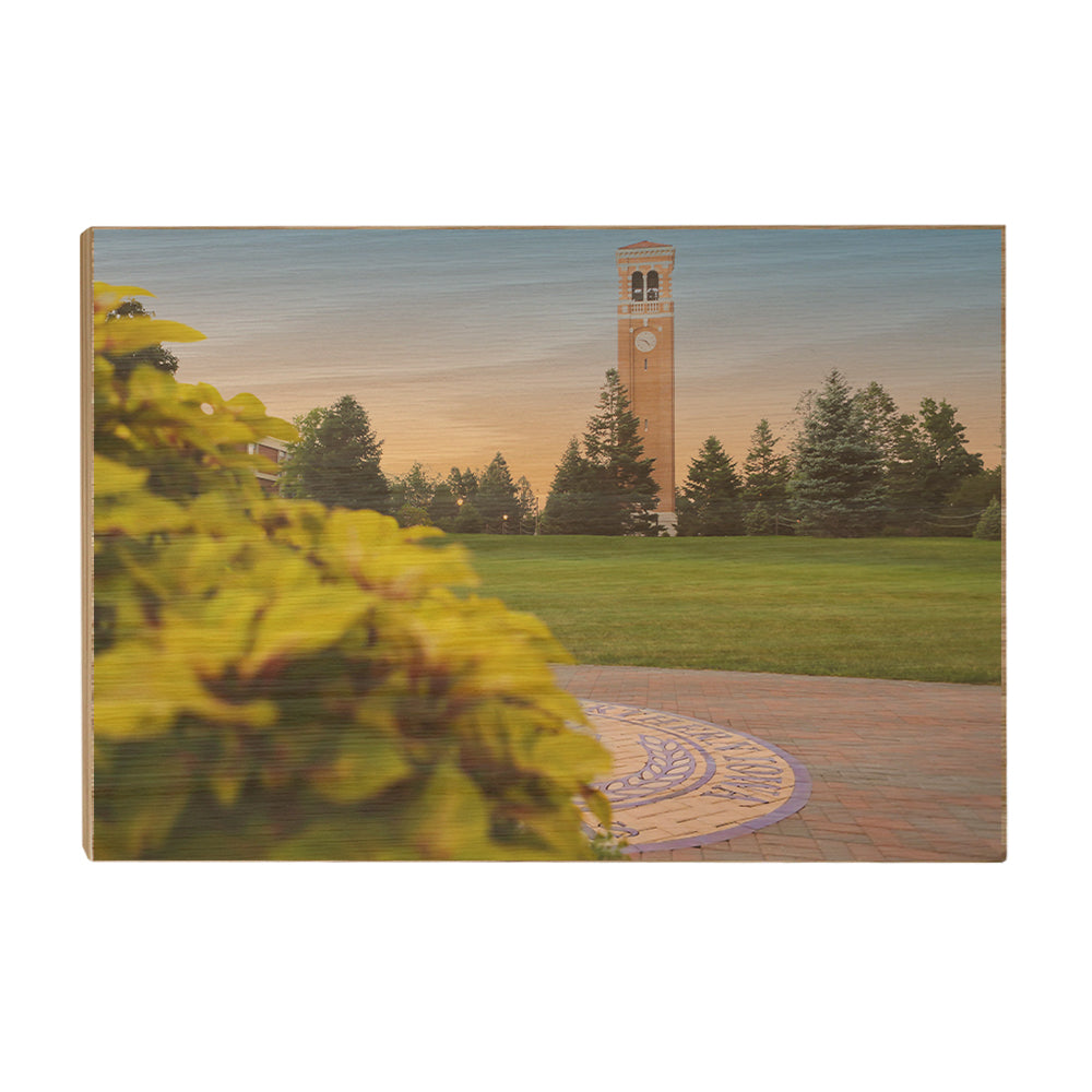 Northern Iowa Panthers - Campanile Sunrise - College Wall Art #Canvas