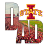 Iowa State Cyclones - Iowa State Dad Bag Tag