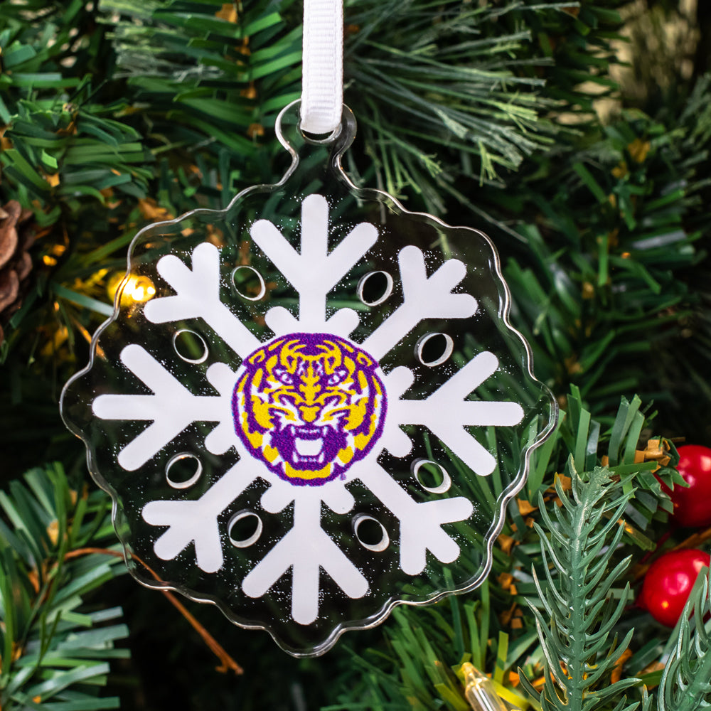 LSU Tigers - LSU Snowflake Ornament