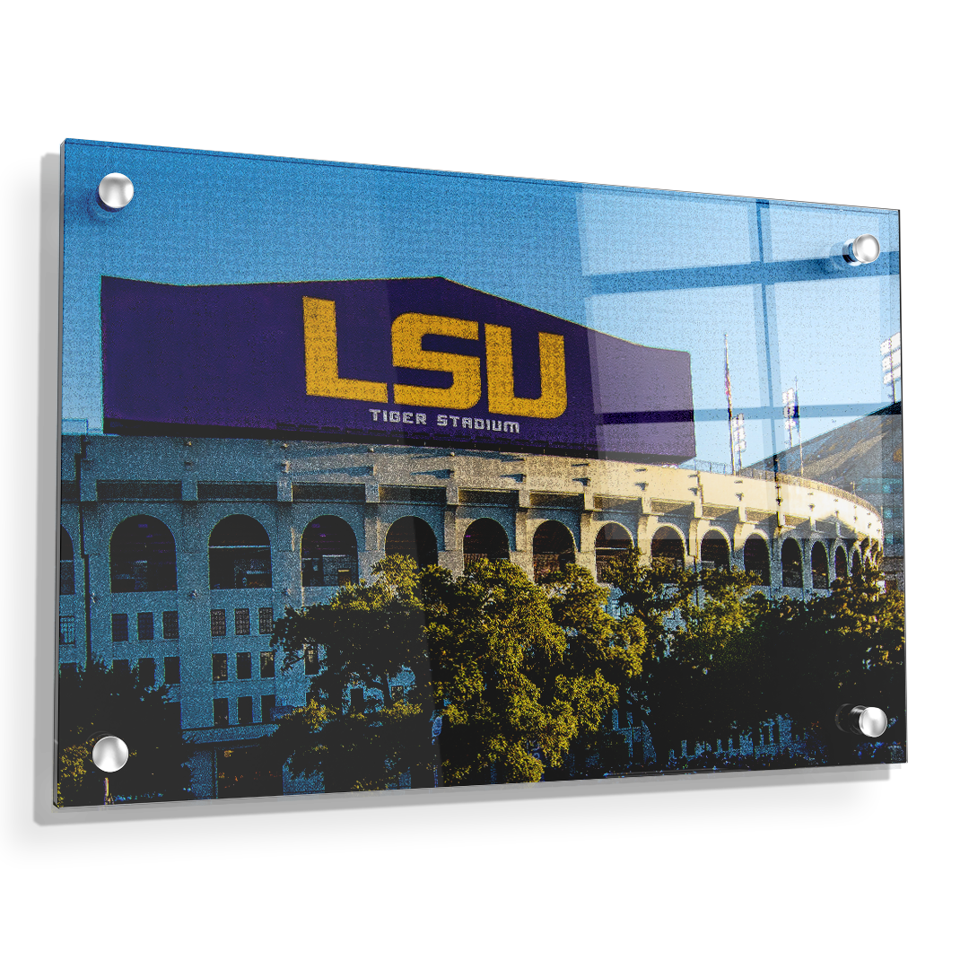 LSU Tigers - LSU Tiger Stadium - College Wall Art #Canvas