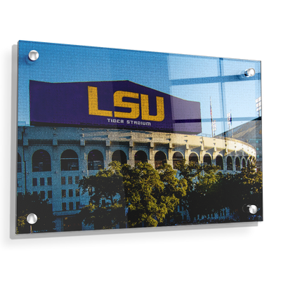 LSU Tigers - LSU Tiger Stadium - College Wall Art #Acrylic