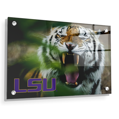 LSU Tigers - Mike the Tiger - College Wall Art #Acrylic
