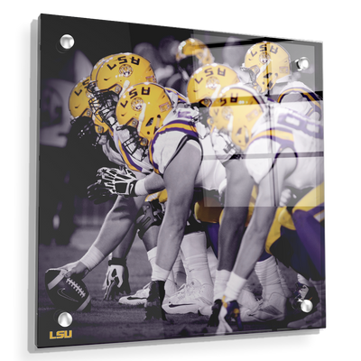 LSU Tigers - LSU Line - College Wall Art #Acrylic