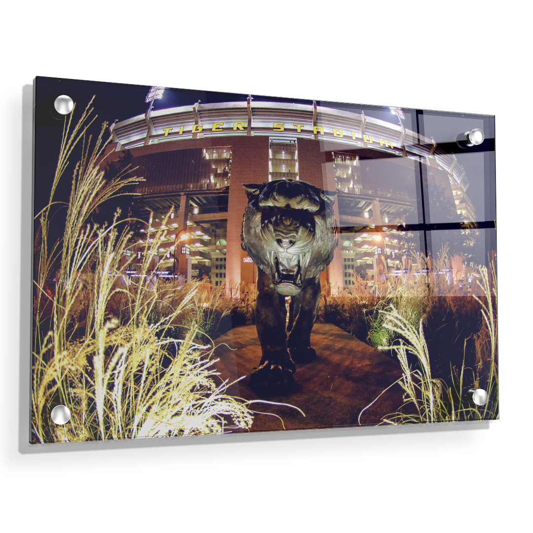 LSU Tigers - Tiger Night - College Wall Art #Canvas