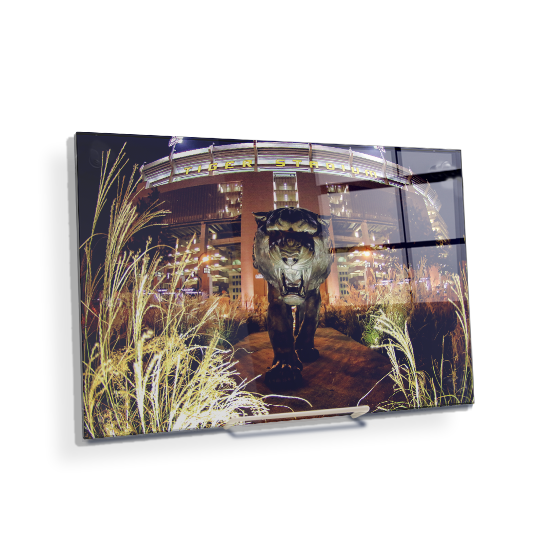 LSU Tigers - Tiger Night - College Wall Art #Canvas
