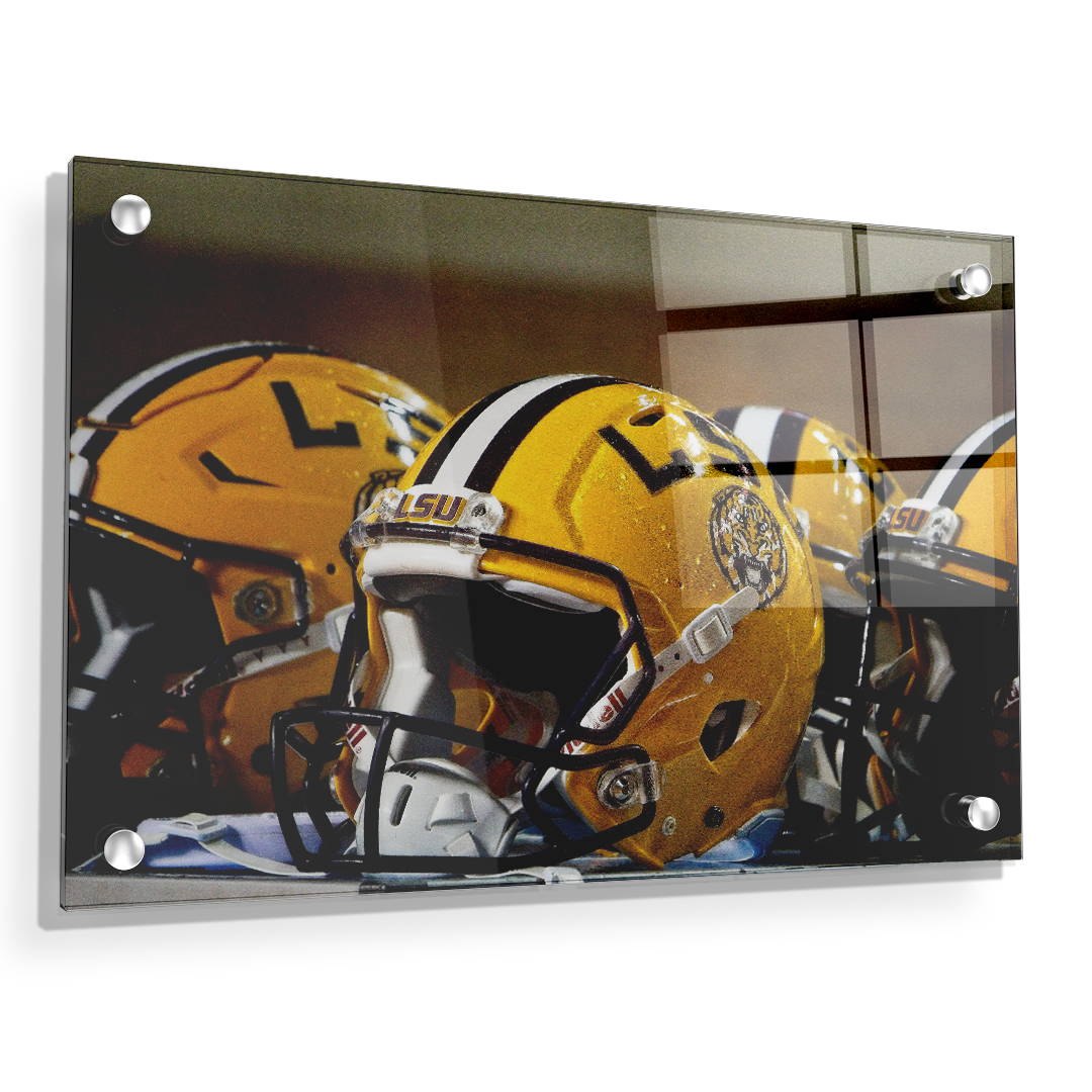 LSU Tigers - LSU Helmets - College Wall Art #Canvas
