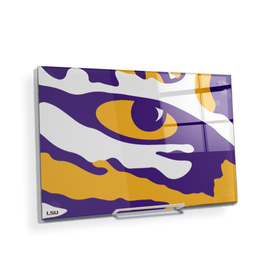 LSU Tigers - Eye of the Tiger - College Wall Art #Canvas
