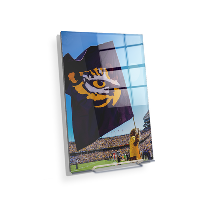 LSU Tigers - Tiger Flag - College Wall Art #Acrylic Mini