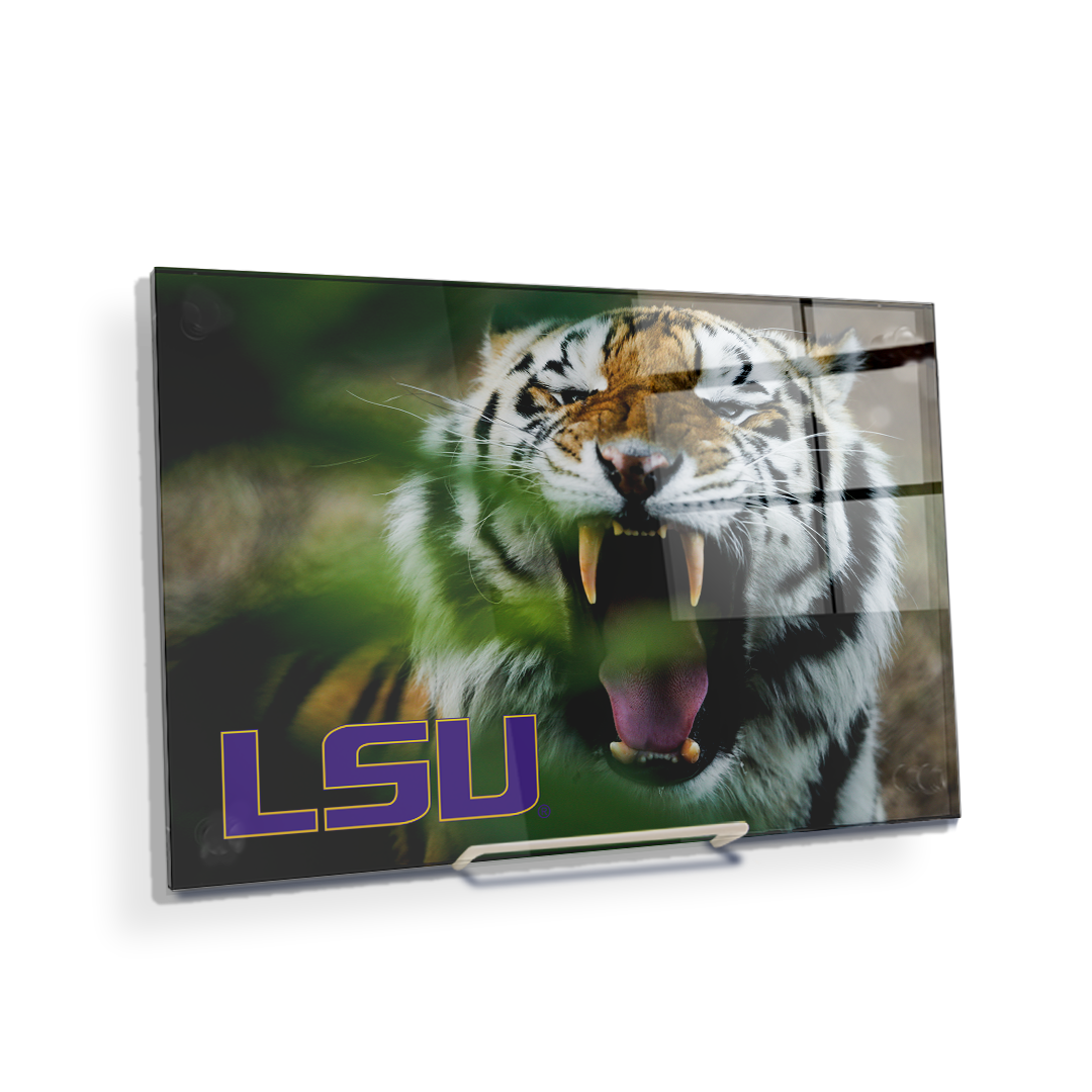 LSU Tigers - Mike the Tiger - College Wall Art #Canvas