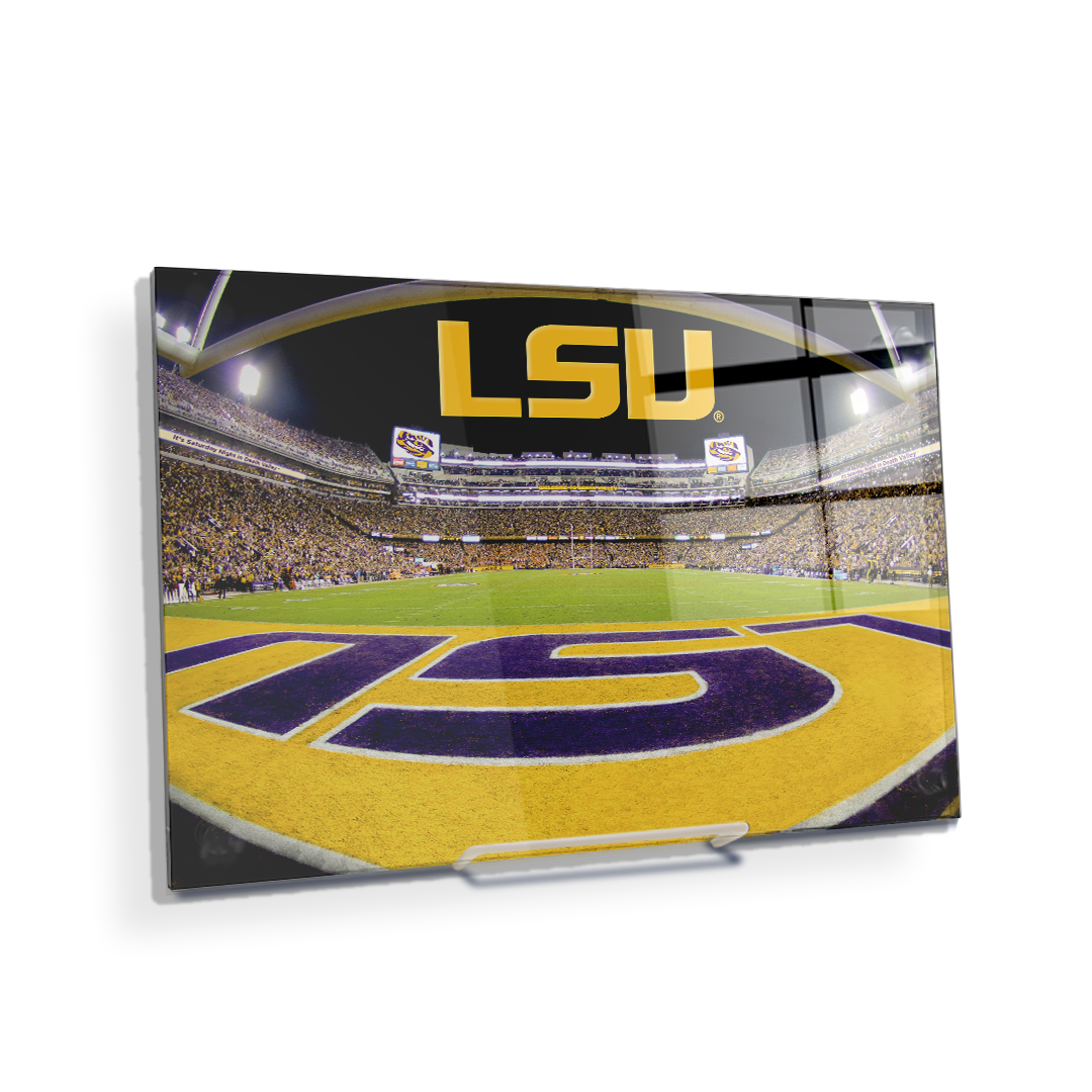 LSU Tigers - Death Valley - College Wall Art #Canvas