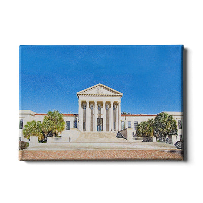 LSU Tigers - Paul M. Hebert Law Center Sketch - College Wall Art #Canvas