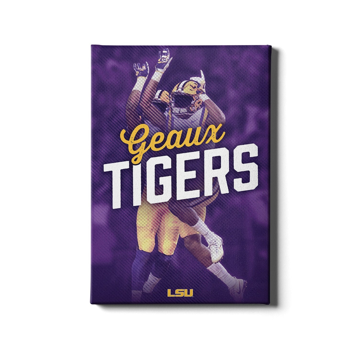 LSU Tigers - Geaux Tiger High Five - College Wall Art #Canvas