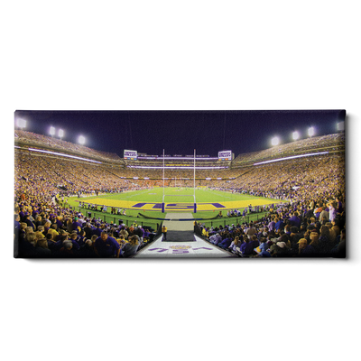 LSU Tigers - Death Valley Pano - College Wall Art #Canvas