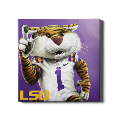 LSU Tigers - LSU Mike - College Wall Art #Canvas